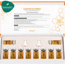 Load image into Gallery viewer, Stayve Booster Salmon DNA Gold Ampoule (10pcs x 8ml)