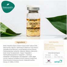 Load image into Gallery viewer, Stayve Booster Salmon DNA Gold Ampoule (10pcs x 8ml)