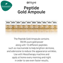 Load image into Gallery viewer, Stayve Peptite Gold Ampoule (10pcs X 8ml)