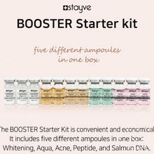 Load image into Gallery viewer, Stayve BOOSTER Ampoule Starter Kit (12pcs x 8ml)